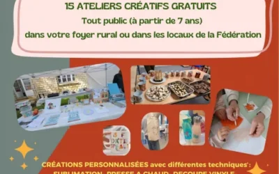 Ateliers FAB LAB dans vos foyers
